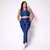 Legging Bolso + Top Clara Compressão Night Blue