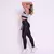 Legging Core + Top Juliana Bicolor Compressão Preto e Silver - comprar online