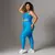 Legging Clássica + Top Cíntia Compressão Azul Céu na internet