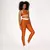 Legging Duo + Top Maressa Compressão Terracota e Off-White