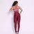 Legging Fang + Top Alana Bicolor Compressão Vinho e Rose Gold na internet