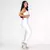 Legging Clássica + Top Aline Compressão Branco - loja online