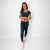 Conjunto Legging Clássica + Top Simone Suplex Poliamida Titânio