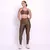 Legging Clássica + Top Aline Compressão Castanho