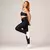 Legging Clássica + Top Julia Bicolor Compressão Preto e Pistache na internet