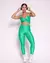 Legging Laço + Top Lívia Compressão Esmeralda