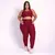 Legging Clássica + Top Jéssica Jacquard Ondinha Vinho