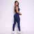 Legging Clássica + Top Mili Suplex Poliamida Marinho - comprar online