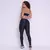 Legging Duo + Top Rafa Bicolor Compressão Preto e Champagne - comprar online