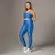 Legging Bolso + Top Si Compressão Safira
