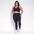 Legging Clássica + Top Jéssica Jacquard Boreal Preto