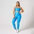 Legging Bolso + Top Mariana Compressão Anil