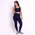 Legging Clássica + Top Bia Compressão Azul Marinho