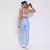 Legging Clássica + Top Cris Compressão Azul Claro - comprar online