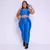 Legging Clássica + Top Anne Compressão Azul Índigo