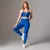 Legging Clássica + Top Jaqueline Compressão Safira