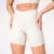 Short Clássico + Top Nath Jacquard Felina Off-White - Moda Fitness Feminina no Atacado Direto da Fábrica