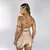 Short Cross Bolso + Top Gabi Compressão Areia - comprar online