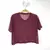Cropped Tule Marsala