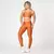 Legging Duo + Top Tainá Bicolor Compressão Damasco e Rose Gold