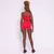 Short Cross + Top Luara Suplex Poliamida Rubi - comprar online