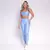 Legging Case + Top Ellen Compressão Azul Claro