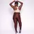 Legging Move + Top Kátia Bicolor Compressão Chocolate e Off-White - comprar online