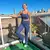 Legging Flare + Top Mariana Suplex Poliamida Azul Marinho na internet