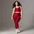 Legging Clássica + Top Bia Compressão Carmim