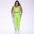 Legging Clássica + Top Bia Compressão Verde Citrus