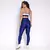 Legging Clássica + Top Kim Bicolor Compressão Night Blue e Off-White - comprar online