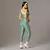 Legging Cruzada + Top Luna Bicolor Compressão Verde Chá e Off-White na internet