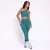 Legging Clássica + Top Juliete Suplex Poliamida Turquesa