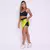 Short-Saia + Top Luara Suplex Poliamida Preto - comprar online