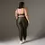 Legging Clássica + Top Nayara Bicolor Compressão Pinheiro e Areia - comprar online