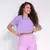 Cropped Tule Lavanda