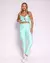 Legging Laço + Top Lívia Compressão Verde Acqua