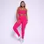 Legging Clássica + Top Sol Jacquard Chevry Pink