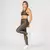 Legging Duo + Top Tainá Bicolor Compressão Verde Oliva e Off-White
