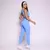 Legging Clássica + Top Liss Suplex Poliamida Celeste - comprar online