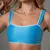 Short Joy + Top Zoe Bicolor Compressão Azul Céu e Azul Claro na internet