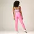 Legging Clássica + Top Julia Bicolor Compressão Barbie e Ciano Candy - comprar online
