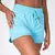 Short Elástico + Top Dri Suplex Poliamida Ciano - Liss Fitness