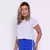 Blusa Beach Dryfit Grid Branco