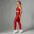 Legging Clássica + Top Geovana Compressão Cereja na internet