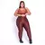 Legging Clássica + Top Luiza Bicolor Compressão Chocolate e Capuccino