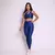 Legging Clássica + Top Luiza Compressão Night Blue - Moda Fitness Direto da Fábrica para Revenda, no Atacado