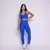 Legging Clássica + Top Luiza Jacquard Ondinha Safira