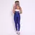 Legging Core + Top Juliana Bicolor Compressão Night Blue e Off-White na internet