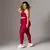 Legging Clássica + Top Clara Compressão Amaranto na internet